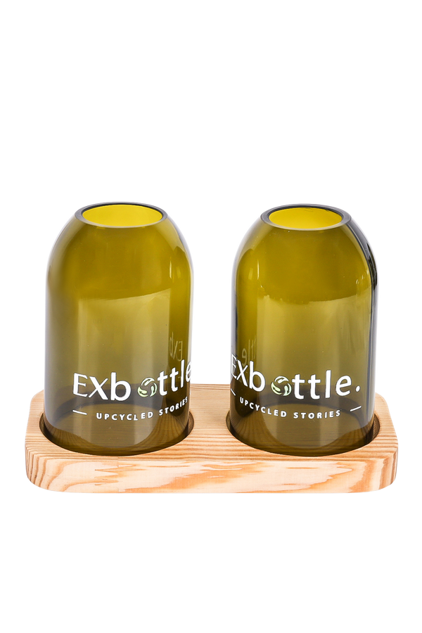 Exbottle Straight-Cut Upcycled Duo Set