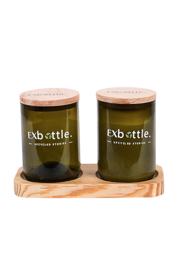 Exbottle Straight-Cut Upcycled Duo Set