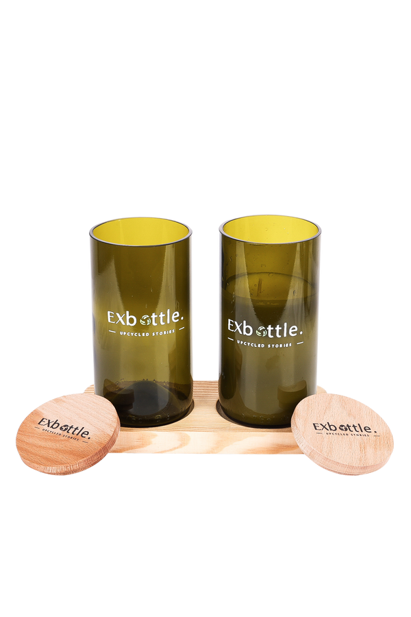 Exbottle Straight-Cut Upcycled Duo Set