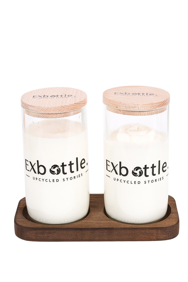 Exbottle Straight-Cut Upcycled Duo Set