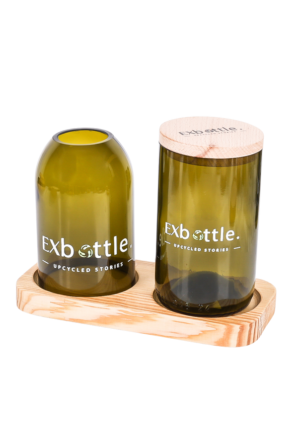 Exbottle Straight-Cut Upcycled Duo Set